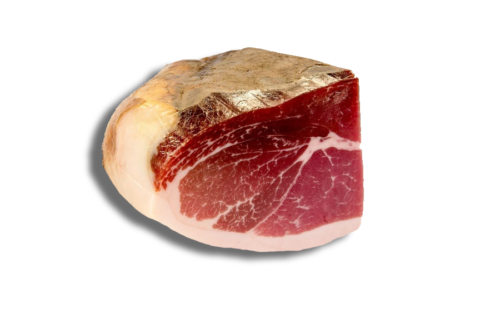 trancio di prosciutto di Norcia